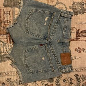 Levi's Women's Light Blue Jean Shorts